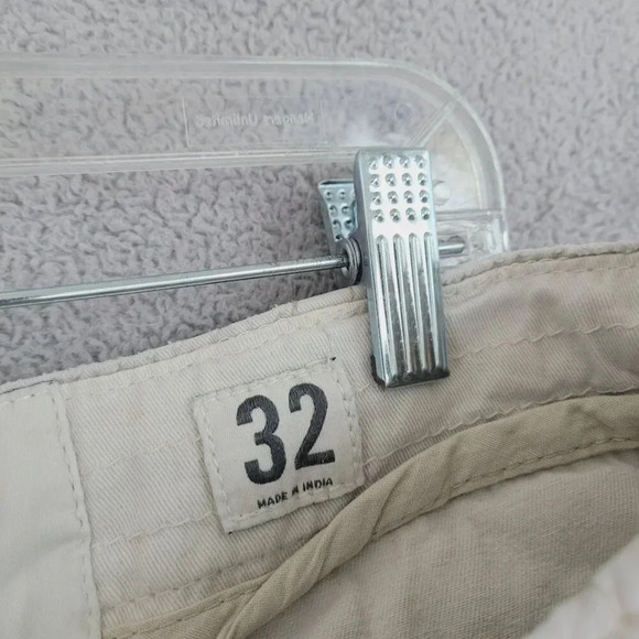 Abercrombie & Fitch Mens Beige Cotton Cargo Casual Shorts Size 32 x9 7PT - Picture 5 of 11